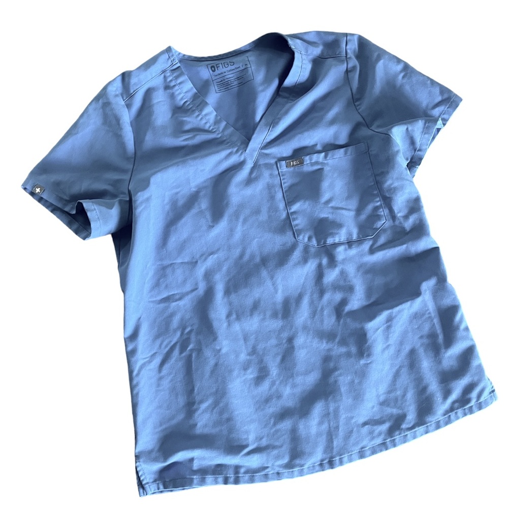 Figs Scrubs Powder Blue Size M